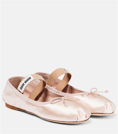 miu miu pink ballet flats|ballet flats value.